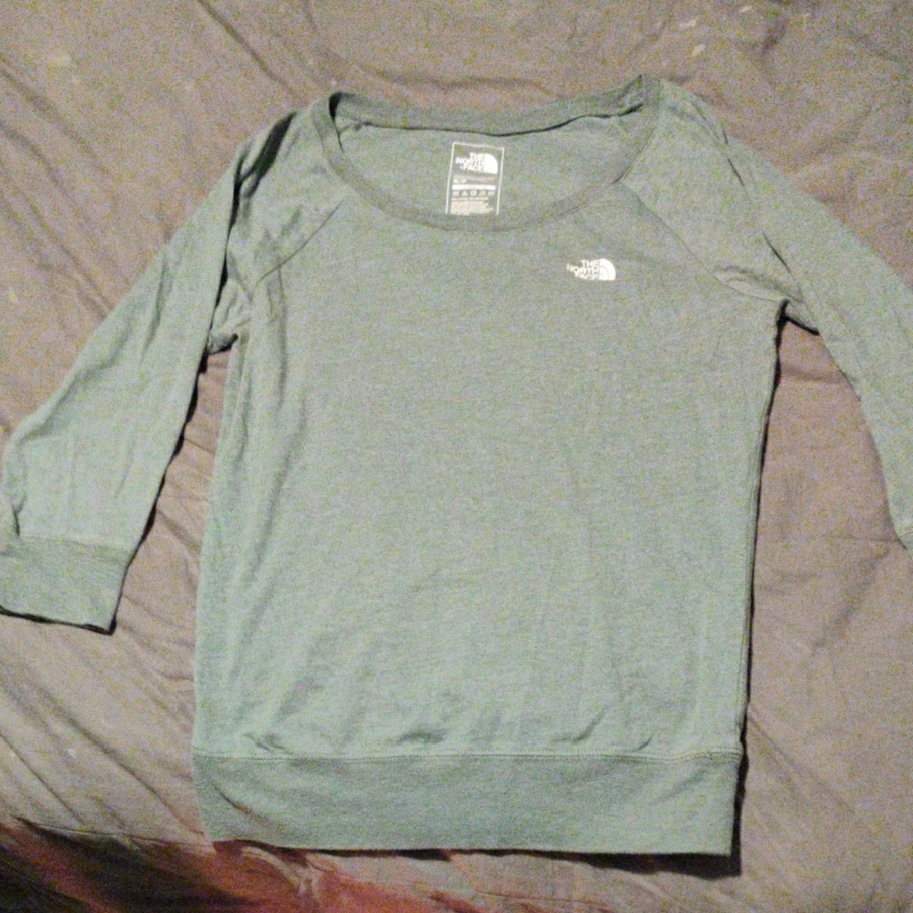 The North Face Light Green Sweatshirt